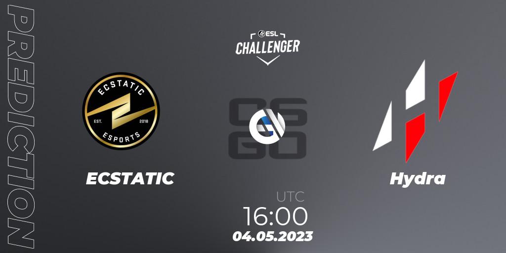 ECSTATIC vs Hydra: Match Prediction. 04.05.23, CS2 (CS:GO), ESL Challenger Katowice 2023: European Open Qualifier