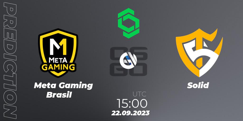 Meta Gaming Brasil vs Solid: Match Prediction. 22.09.2023 at 15:50, Counter-Strike (CS2), CCT South America Series #11