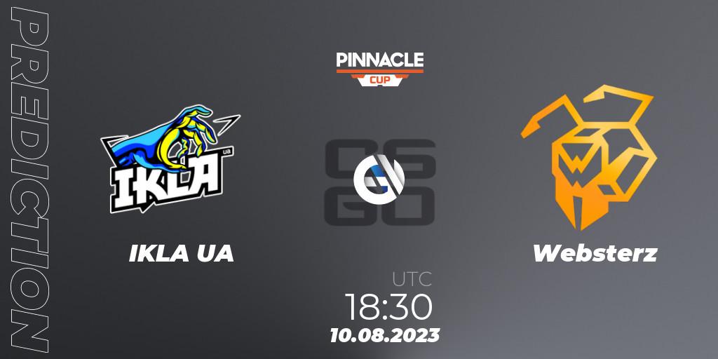 IKLA UA vs Websterz: Match Prediction. 10.08.2023 at 18:30, Counter-Strike (CS2), Pinnacle Cup V