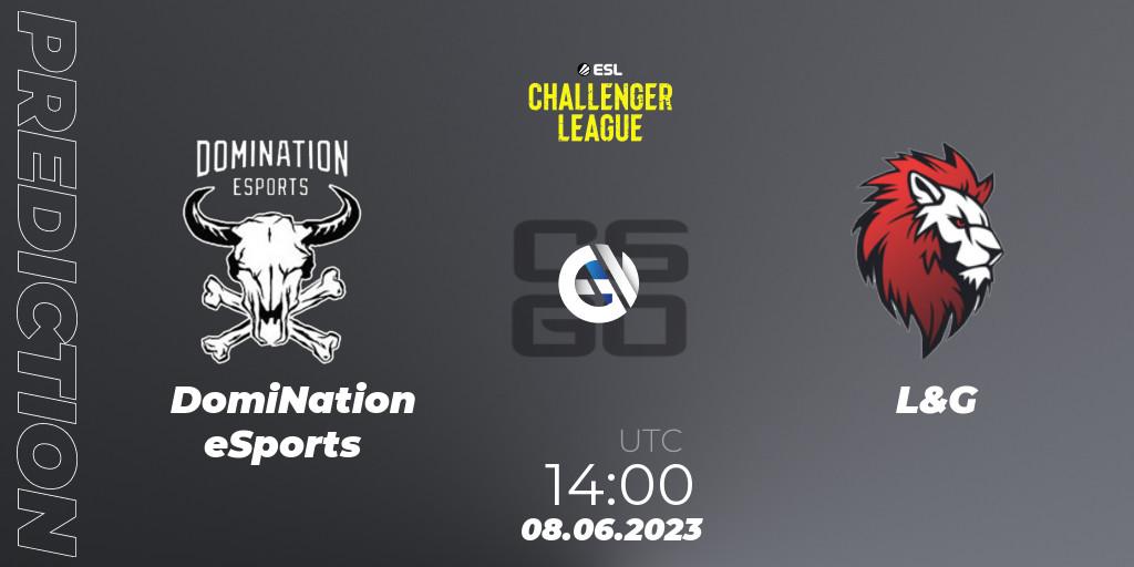DomiNation eSports vs L&G: Match Prediction. 08.06.23, CS2 (CS:GO), ESL Challenger League Season 45 Europe Relegation