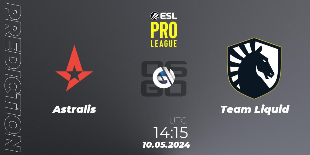 Astralis vs Team Liquid: Match Prediction. 10.05.24, CS2 (CS:GO), ESL Pro League Season 19
