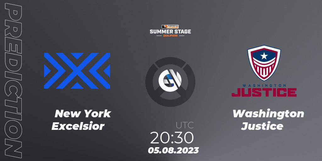 New York Excelsior vs Washington Justice: Match Prediction. 05.08.2023 at 20:30, Overwatch, Overwatch League 2023 - Summer Stage Qualifiers