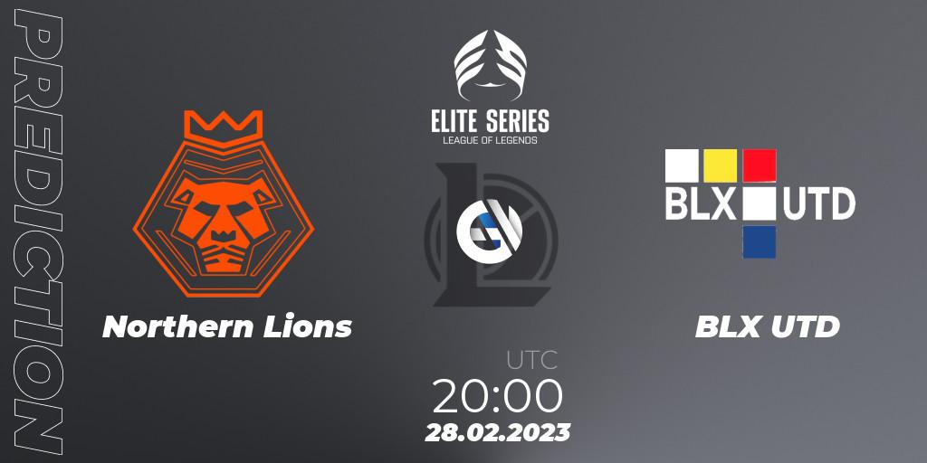 Northern Lions vs BLX UTD: Match Prediction. 28.02.23, LoL, Elite Series Spring 2023 - Group Stage