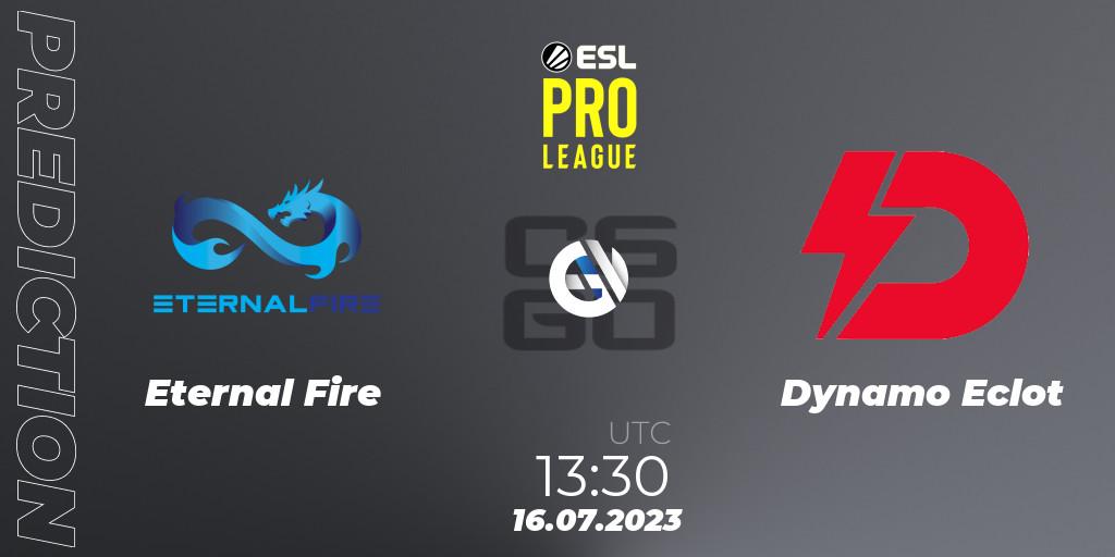 Eternal Fire vs Dynamo Eclot: Match Prediction. 16.07.23, CS2 (CS:GO), ESL Pro League Season 18: European Conference