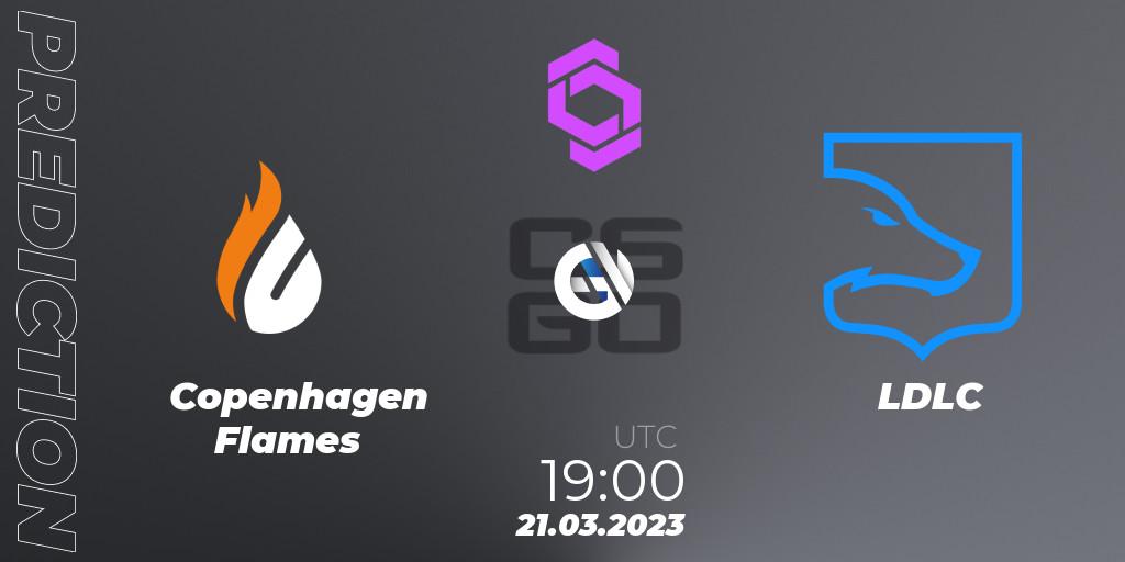 Copenhagen Flames vs LDLC: Match Prediction. 21.03.23, CS2 (CS:GO), CCT West Europe Series #2