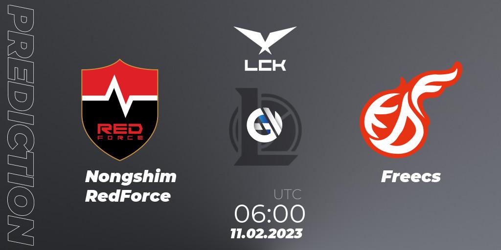 Nongshim RedForce vs Freecs: Match Prediction. 11.02.23, LoL, LCK Spring 2023 - Group Stage