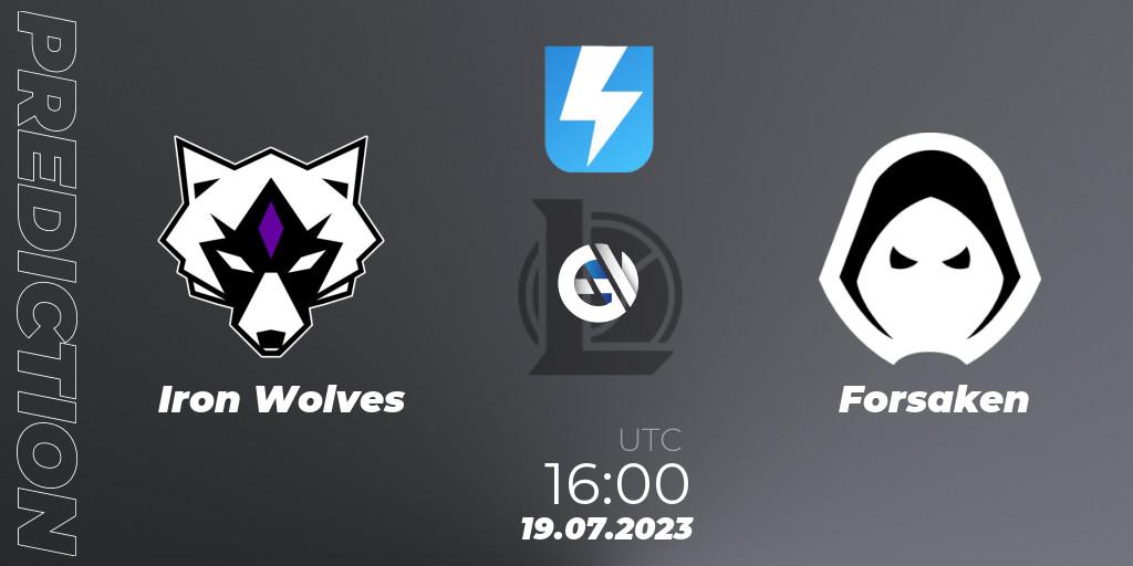 Iron Wolves vs Forsaken: Match Prediction. 14.06.2023 at 18:00, LoL, Ultraliga Season 10 2023 Regular Season