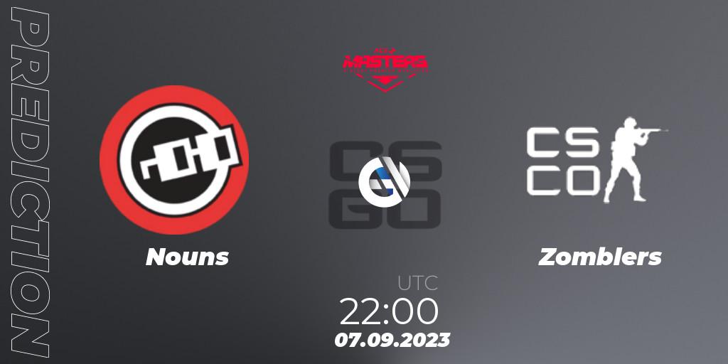 Nouns vs Hound: Match Prediction. 07.09.2023 at 22:00, Counter-Strike (CS2), Ace North American Masters Fall 2023 - BLAST Premier Qualifier