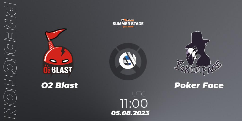 O2 Blast vs Poker Face: Match Prediction. 05.08.23, Overwatch, Overwatch League 2023 - Summer Stage Qualifiers