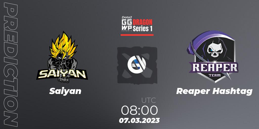 Saiyan vs Reaper Hashtag: Match Prediction. 07.03.2023 at 07:24, Dota 2, GGWP Dragon Series 1