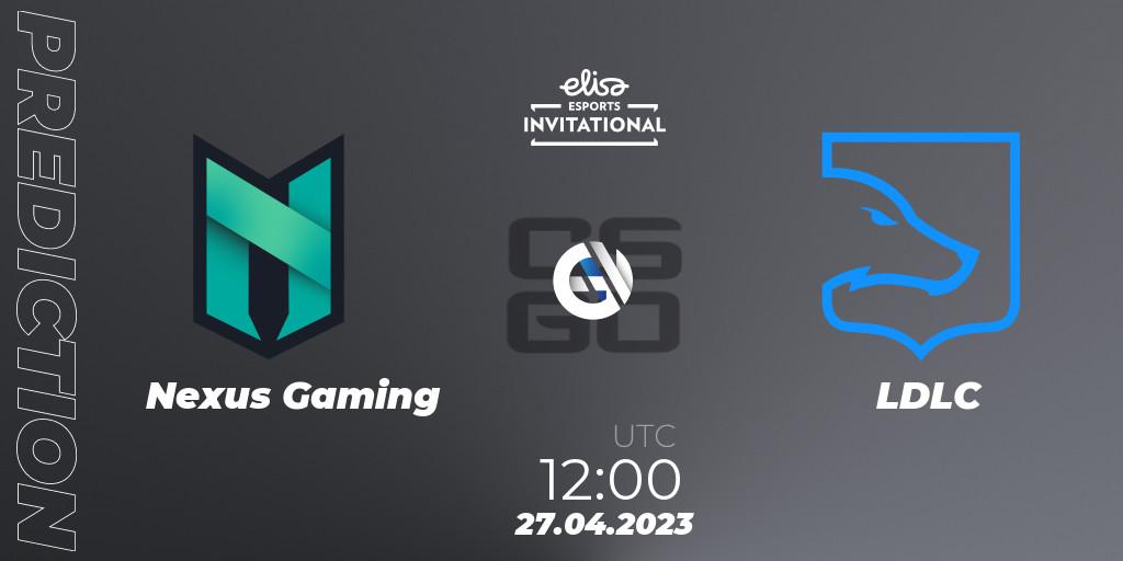 Nexus Gaming vs LDLC: Match Prediction. 27.04.23, CS2 (CS:GO), Elisa Invitational Spring 2023