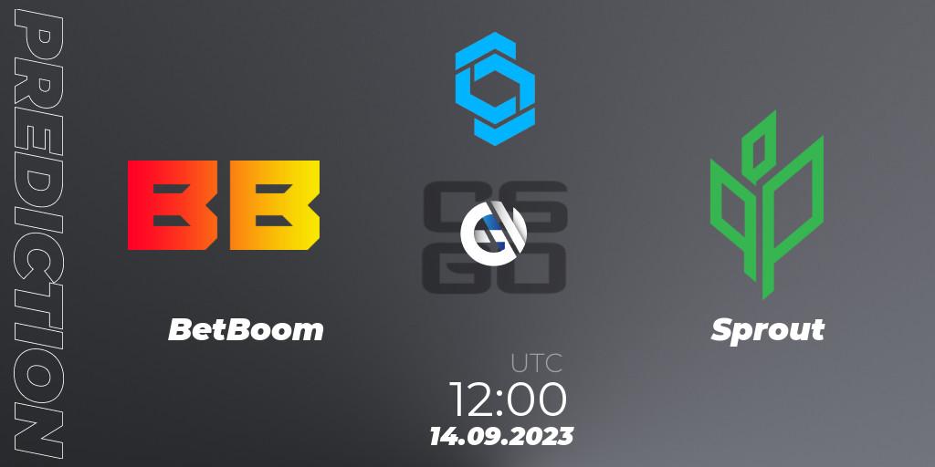 BetBoom vs Sprout: Match Prediction. 14.09.2023 at 12:00, Counter-Strike (CS2), CCT East Europe Series #2
