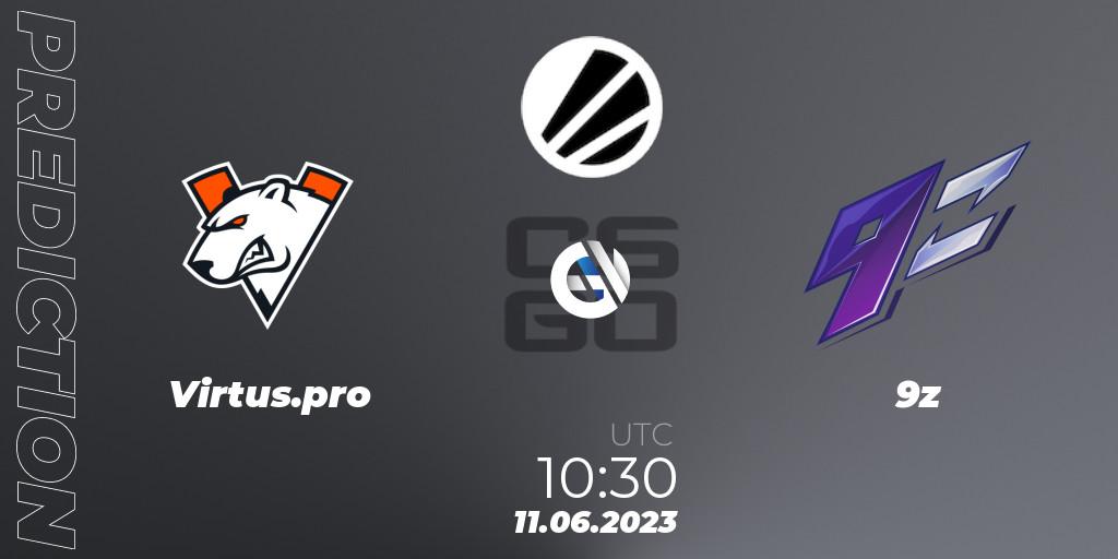 Virtus.pro vs 9z: Match Prediction. 11.06.23, CS2 (CS:GO), ESL Challenger Katowice 2023