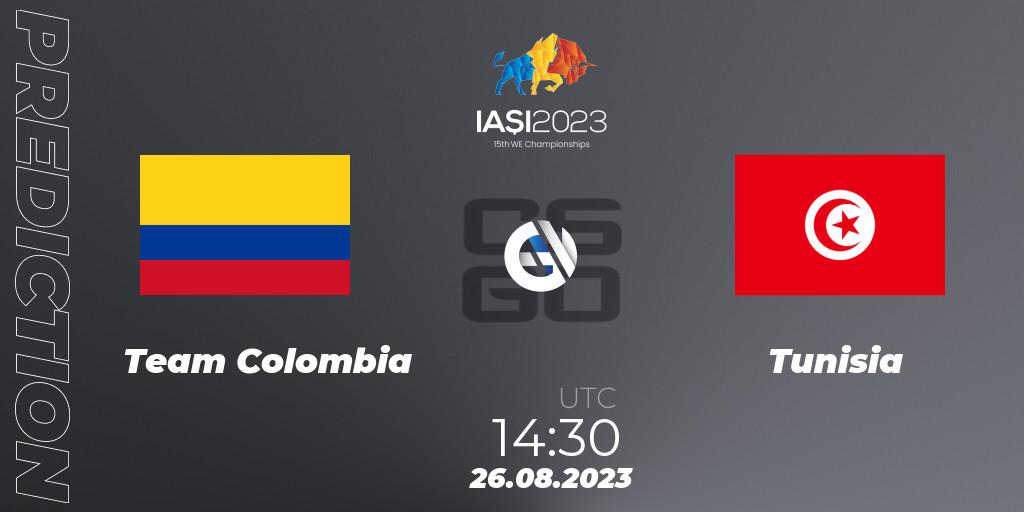 Team Colombia vs Tunisia: Match Prediction. 26.08.2023 at 20:10, Counter-Strike (CS2), IESF World Esports Championship 2023