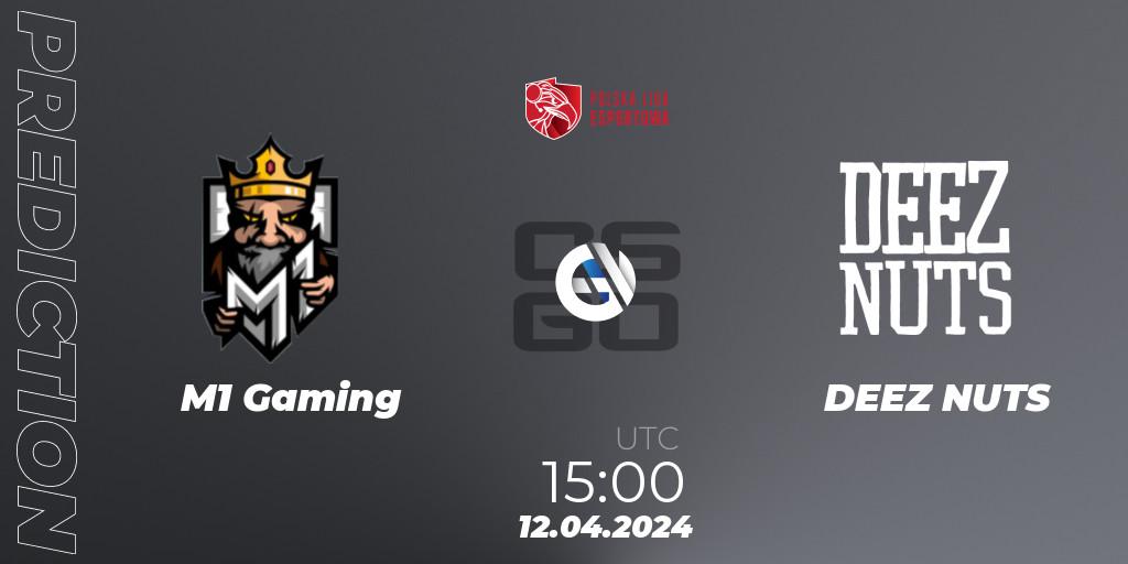 M1 Gaming vs DEEZ NUTS: Match Prediction. 12.04.24, CS2 (CS:GO), Polska Liga Esportowa 2024: Split #1