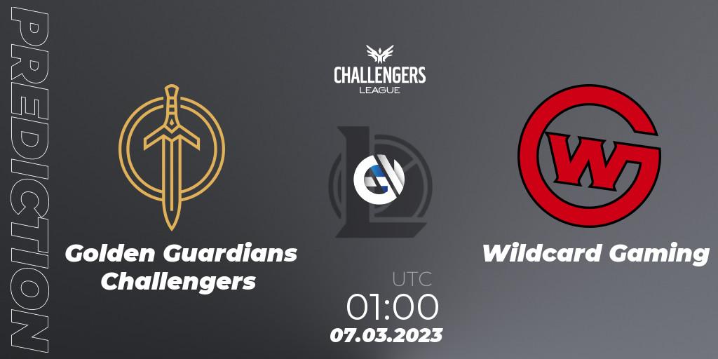 Golden Guardians Challengers vs Wildcard Gaming: Match Prediction. 07.03.23, LoL, NACL 2023 Spring - Group Stage