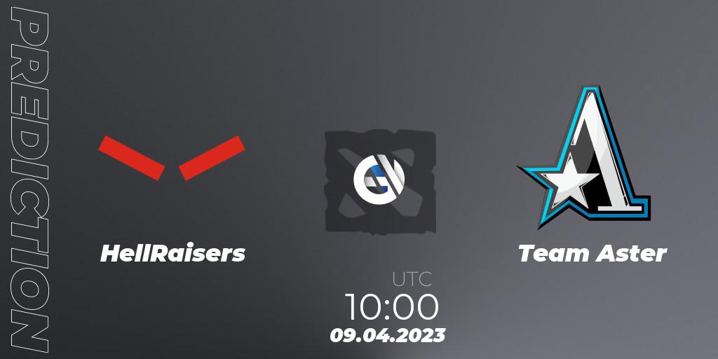 ex-HellRaisers vs Team Aster: Match Prediction. 09.04.2023 at 10:07, Dota 2, DreamLeague Season 19 - Group Stage 1