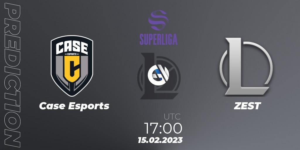 Case Esports vs ZEST: Match Prediction. 15.02.2023 at 17:00, LoL, LVP Superliga 2nd Division Spring 2023 - Group Stage