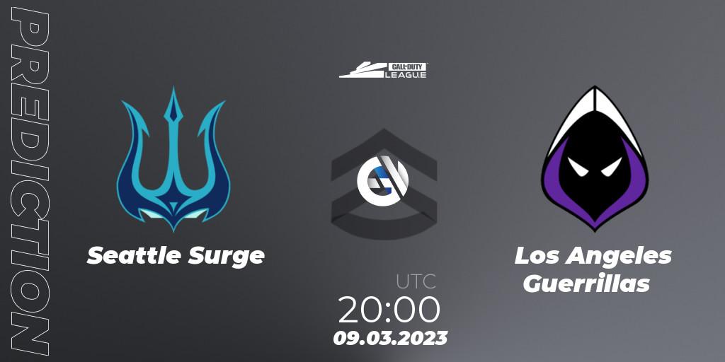 Seattle Surge vs Los Angeles Guerrillas: Match Prediction. 09.03.2023 at 20:00, Call of Duty, Call of Duty League 2023: Stage 3 Major