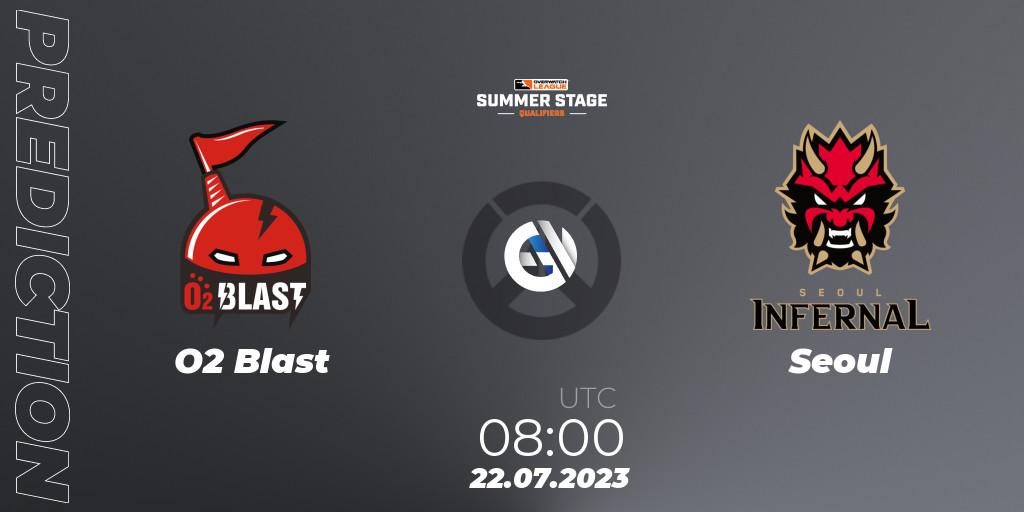 O2 Blast vs Seoul: Match Prediction. 22.07.23, Overwatch, Overwatch League 2023 - Summer Stage Qualifiers