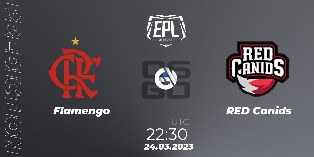Flamengo vs RED Canids: Match Prediction. 24.03.23, CS2 (CS:GO), EPL World Series: Americas Season 3