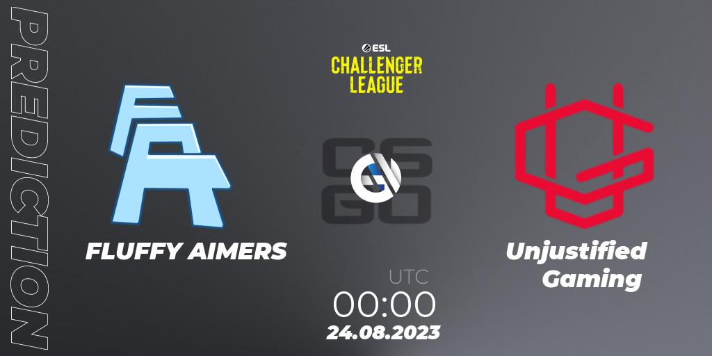 FLUFFY AIMERS vs Unjustified Gaming: Match Prediction. 24.08.2023 at 00:00, Counter-Strike (CS2), ESL Challenger League Season 46: North America