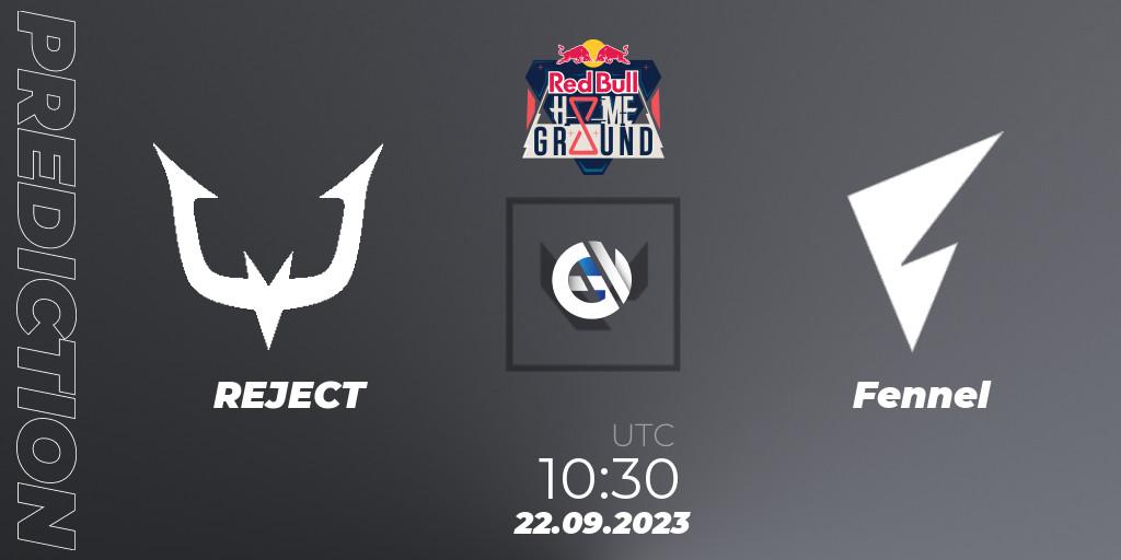 REJECT vs Fennel: Match Prediction. 22.09.23, VALORANT, Red Bull Home Ground #4 - Japanese Qualifier