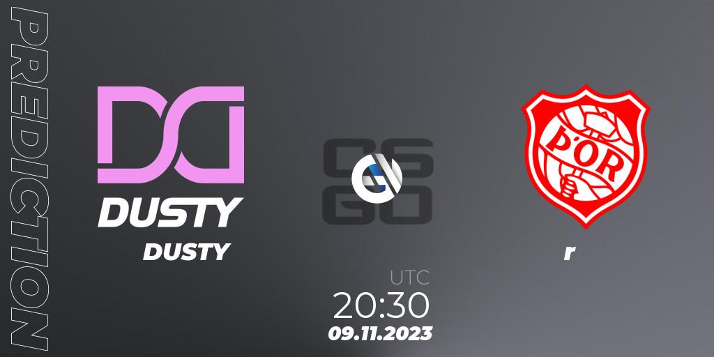 DUSTY vs Þór: Match Prediction. 09.11.2023 at 20:30, Counter-Strike (CS2), Icelandic Esports League Season 8: Regular Season