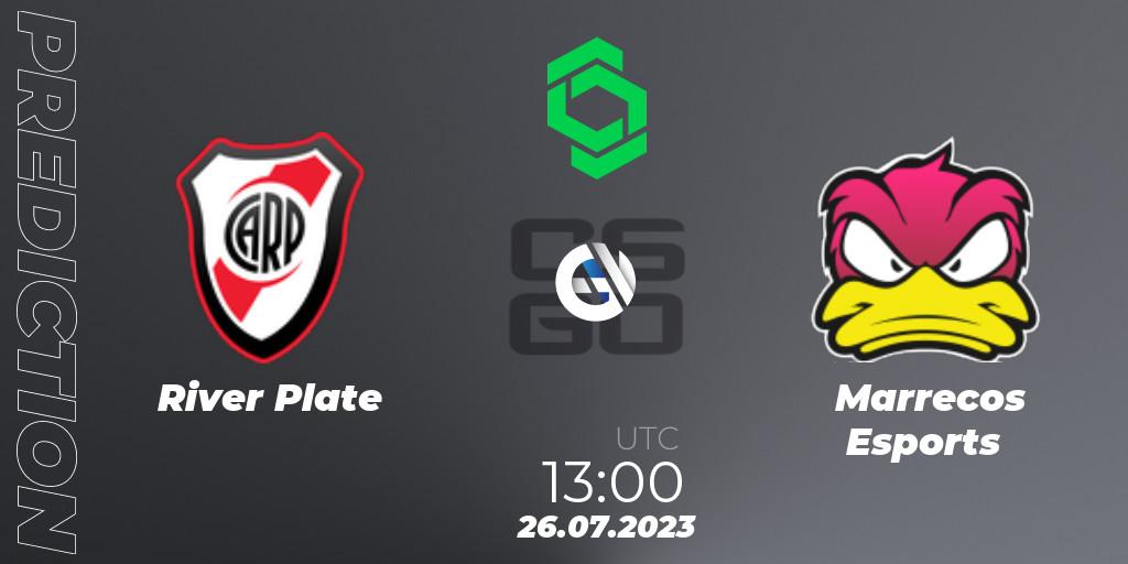 River Plate vs Marrecos Esports: Match Prediction. 26.07.2023 at 13:00, Counter-Strike (CS2), CCT South America Series #9: Closed Qualifier