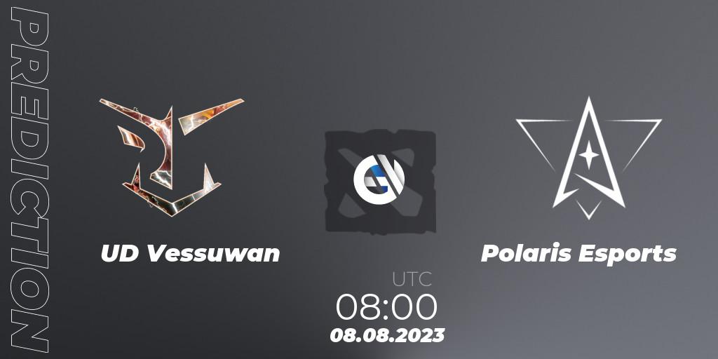 UD Vessuwan vs Polaris Esports: Match Prediction. 13.08.23, Dota 2, LingNeng Trendy Invitational