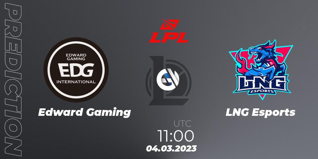 Edward Gaming vs LNG Esports: Match Prediction. 04.03.23, LoL, LPL Spring 2023 - Group Stage