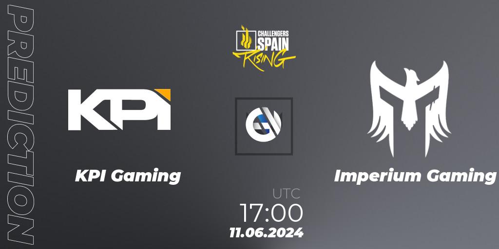 KPI Gaming vs Imperium Gaming: Match Prediction. 11.06.2024 at 17:00, VALORANT, VALORANT Challengers 2024 Spain: Rising Split 2