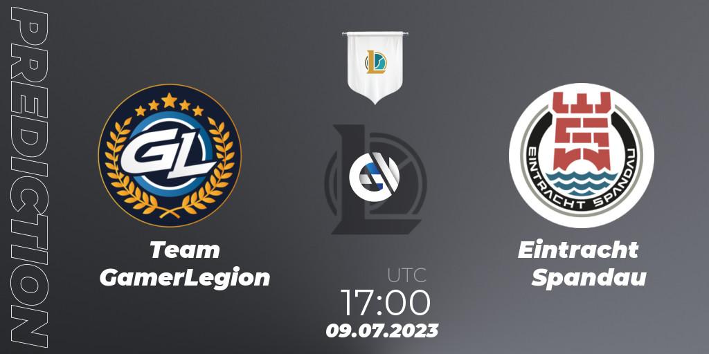 Team GamerLegion vs Eintracht Spandau: Match Prediction. 09.07.23, LoL, Prime League Summer 2023 - Group Stage