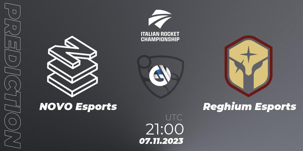 NOVO Esports vs Reghium Esports: Match Prediction. 07.11.2023 at 21:00, Rocket League, Italian Rocket Championship Season 11Serie A Relegation