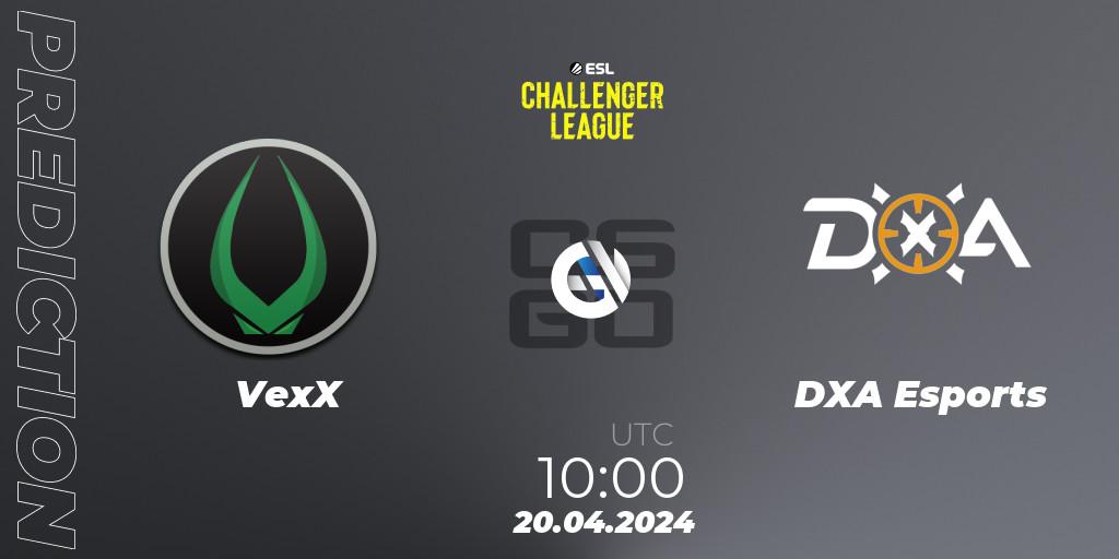 VexX vs DXA Esports: Match Prediction. 07.05.2024 at 11:10, Counter-Strike (CS2), ESL Challenger League Season 47: Oceania