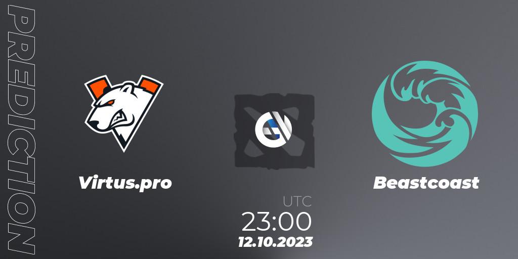 Virtus.pro vs Beastcoast: Match Prediction. 13.10.2023 at 00:13, Dota 2, The International 2023 - Group Stage