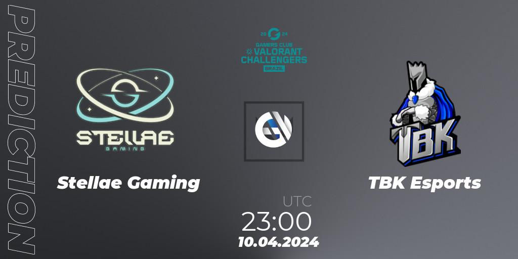 Stellae Gaming vs TBK Esports: Match Prediction. 10.04.24, VALORANT, VALORANT Challengers Brazil 2024: Split 1