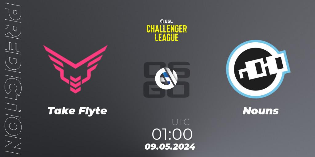 Take Flyte vs Nouns: Match Prediction. 09.05.2024 at 01:00, Counter-Strike (CS2), ESL Challenger League Season 47: North America