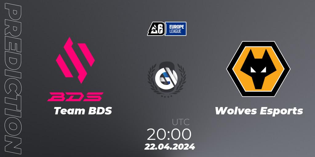 Team BDS vs Wolves Esports: Match Prediction. 22.04.24, Rainbow Six, Europe League 2024 - Stage 1