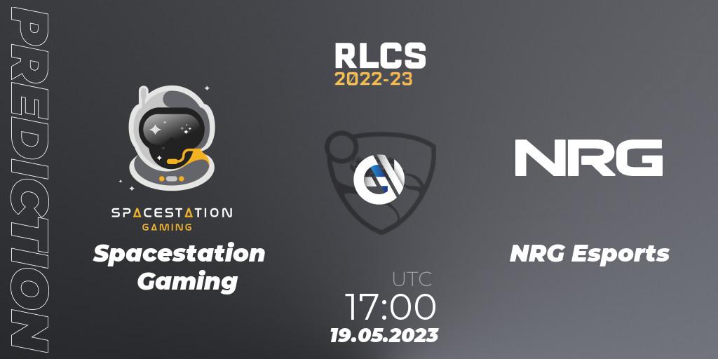 Spacestation Gaming vs NRG Esports: Match Prediction. 19.05.2023 at 17:00, Rocket League, RLCS 2022-23 - Spring: North America Regional 2 - Spring Cup