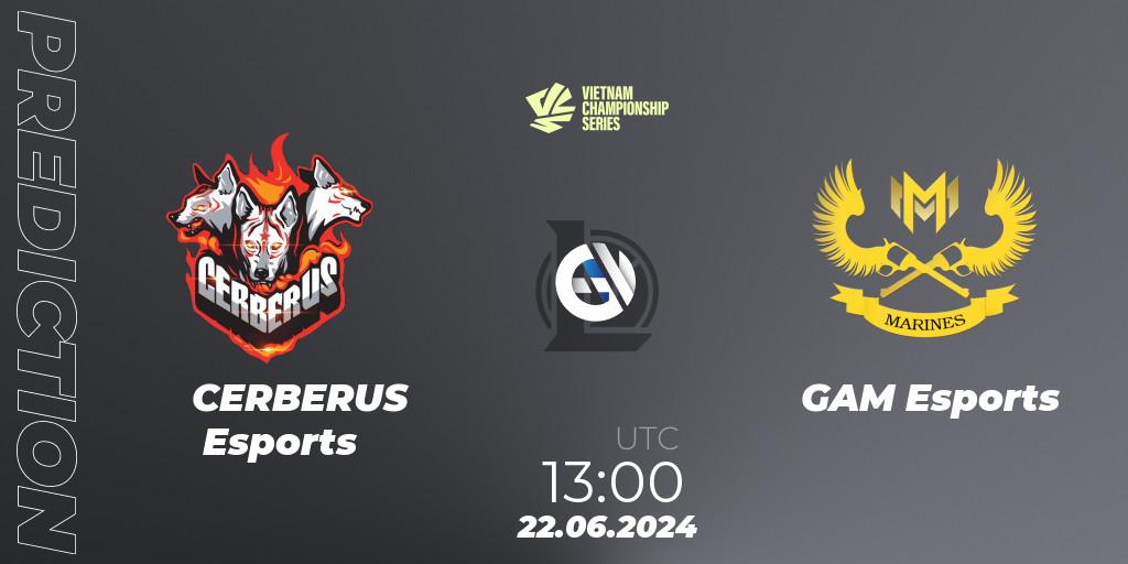 CERBERUS Esports vs GAM Esports: Match Prediction. 22.06.2024 at 13:00, LoL, VCS Summer 2024 - Group Stage