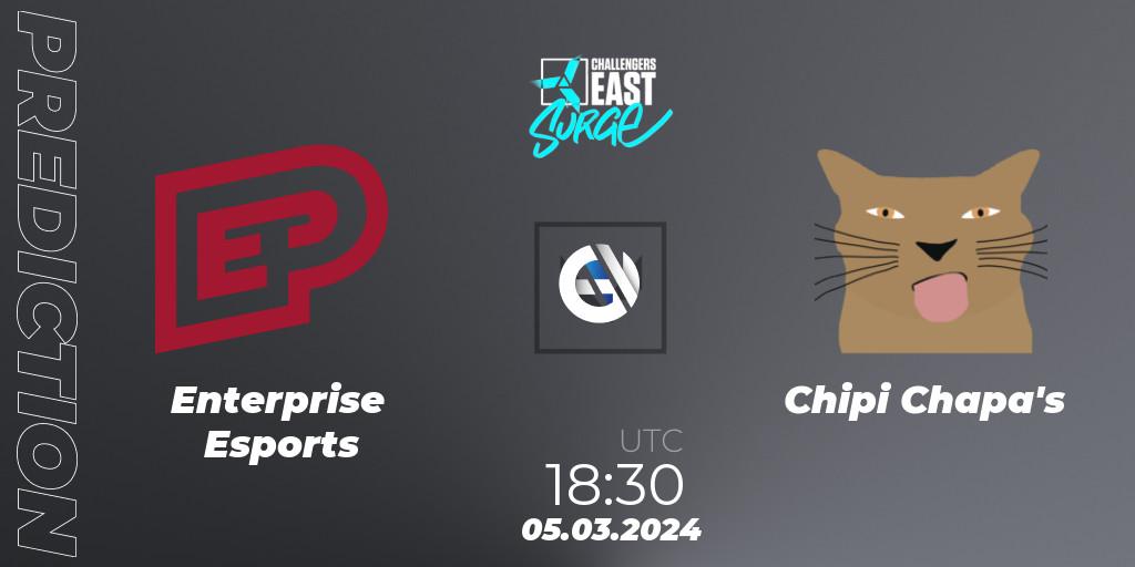Enterprise Esports vs Chipi Chapa's: Match Prediction. 05.03.24, VALORANT, VALORANT Challengers 2024 East: Surge Split 1
