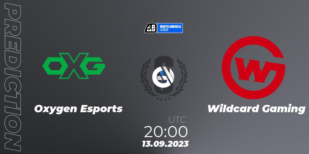 Oxygen Esports vs Wildcard Gaming: Match Prediction. 13.09.2023 at 20:00, Rainbow Six, North America League 2023 - Stage 2