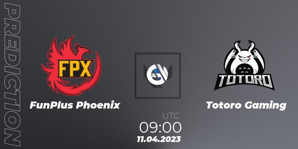 FunPlus Phoenix vs Totoro Gaming: Match Prediction. 11.04.23, VALORANT, FGC Valorant Invitational 2023: Act 1