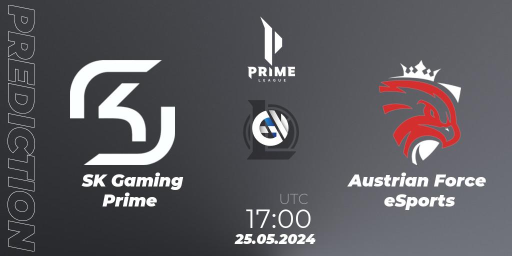 SK Gaming Prime vs Austrian Force eSports: Match Prediction. 25.05.2024 at 17:00, LoL, Prime League Summer 2024