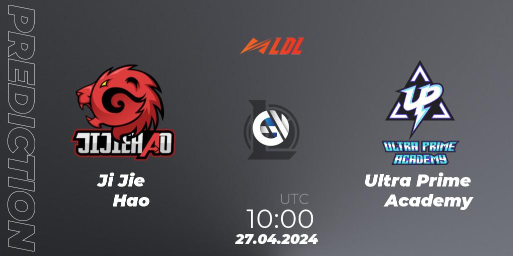 Ji Jie Hao vs Ultra Prime Academy: Match Prediction. 27.04.2024 at 10:00, LoL, LDL 2024 - Stage 2