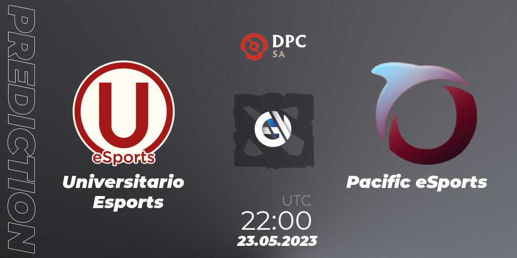 Universitario Esports vs Pacific eSports: Match Prediction. 23.05.2023 at 21:59, Dota 2, DPC 2023 Tour 3: SA Closed Qualifier