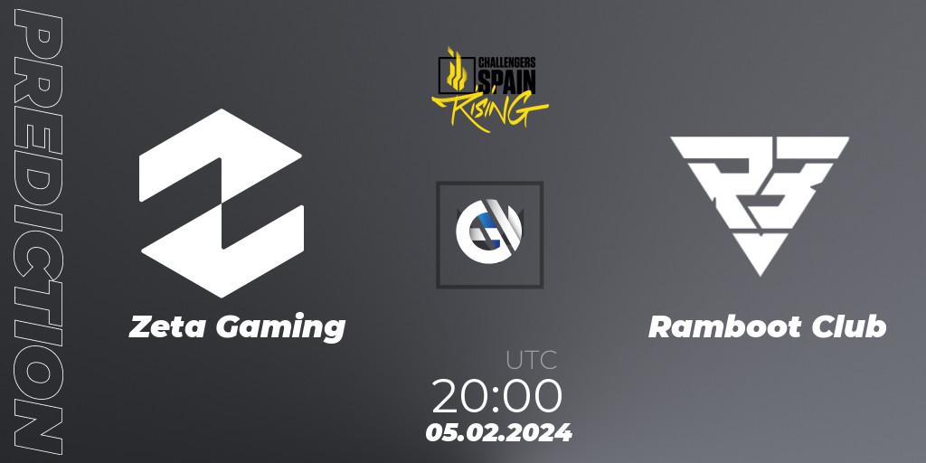 Zeta Gaming vs Ramboot Club: Match Prediction. 05.02.24, VALORANT, VALORANT Challengers 2024 Spain: Rising Split 1