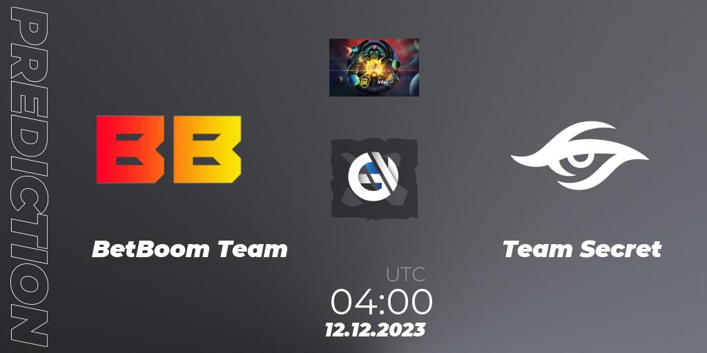 BetBoom Team vs Team Secret: Match Prediction. 12.12.2023 at 04:00, Dota 2, ESL One - Kuala Lumpur 2023