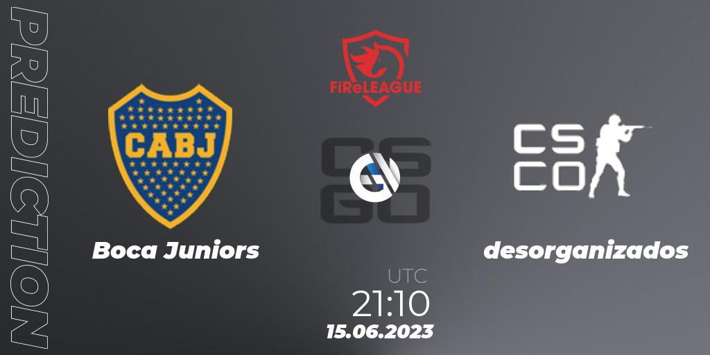 Boca Juniors vs desorganizados: Match Prediction. 15.06.23, CS2 (CS:GO), FiReLEAGUE Argentina 2023: Closed Qualifier